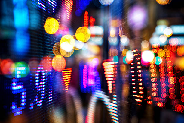 istock display stock market numbers and graph 639766952