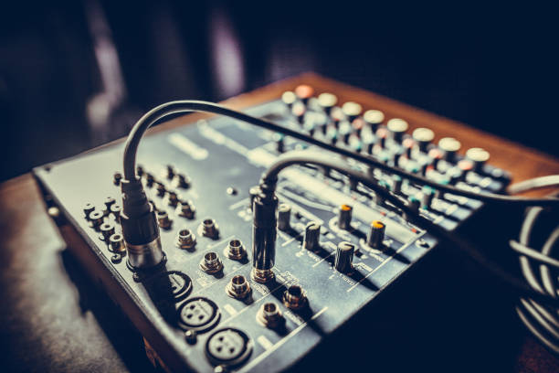 istock Mixer desk detail 639767140