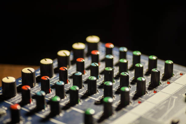 istock Mixer desk detail 639767256