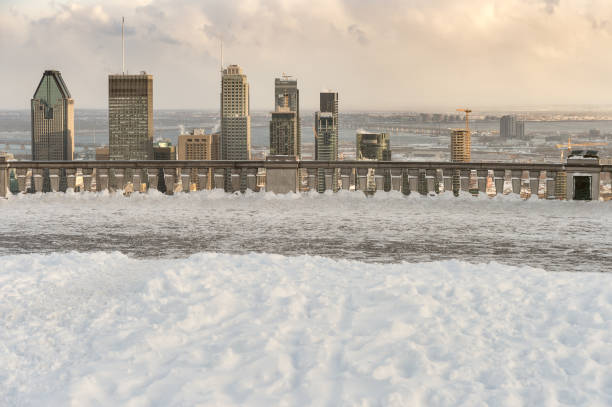 istock Montreal Skyline in winter 639768512