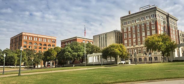 istock Dealey Plaza panoroamic, Dallas, Texas, USA 639769576