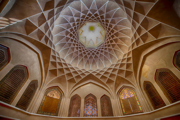istock Ceiling of a vault in a windcatcher, Yazd, Iran 639770084