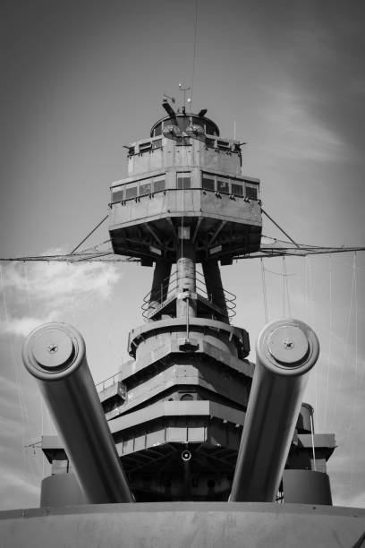 istock Battleship Texas-Turrets, Navigation Bridge, and Radar 639770214