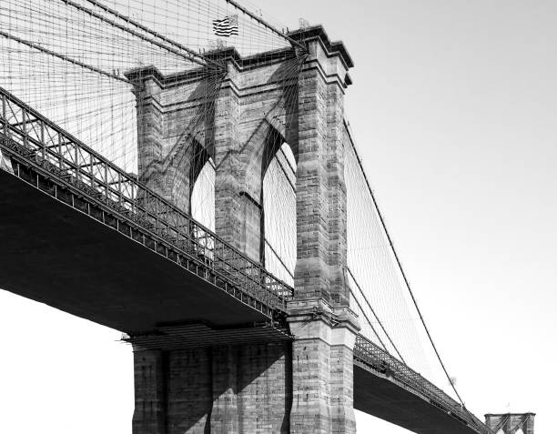 Brooklyn Bridge in closeup