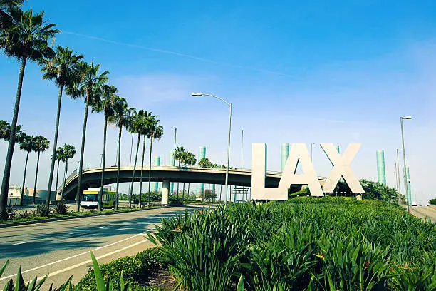 LAX sign.