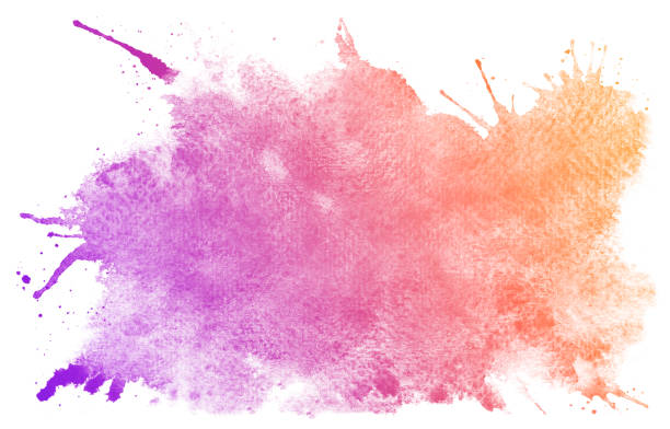 istock Abstract purple watercolor background. 639789432