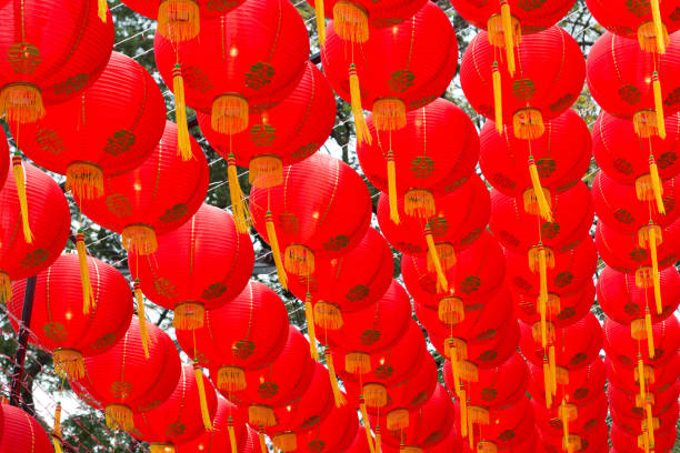 istock red lantern decoration China style 639791328