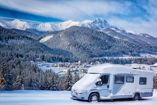Winter holidays with motorhome in the Tatra Mountains