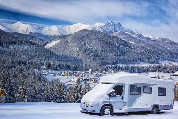 Winter holidays with motorhome in the Tatra Mountains