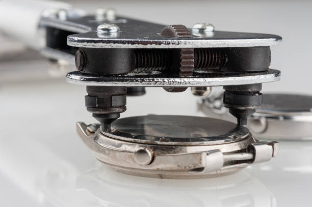 時計用ツール - watch maker work tool watch equipment ストックフォトと画像