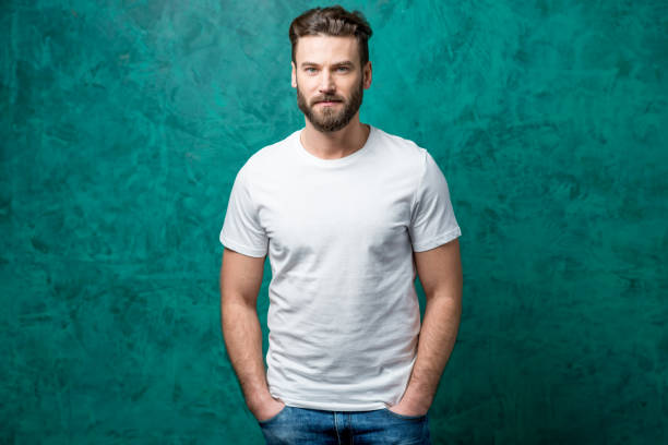 Man in white t-shirt