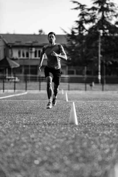 istock Male athlete running 639802966