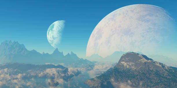istock Landscape of another planet 639804080