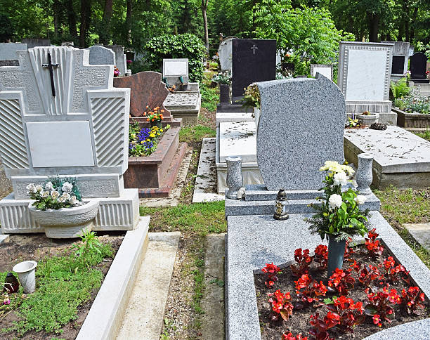 istock Tombstones in the public cemetery 639805308