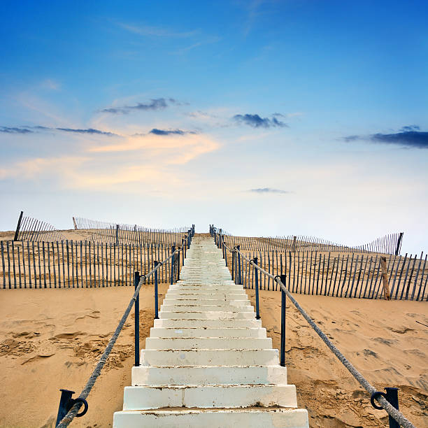 The Dune of Pilat is the tallest sand dune in Europe. Composite photo