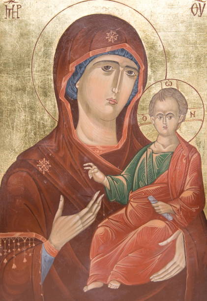 istock The Madonna and Jesus 639814476