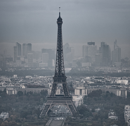 The Eiffel Tower In Paris.