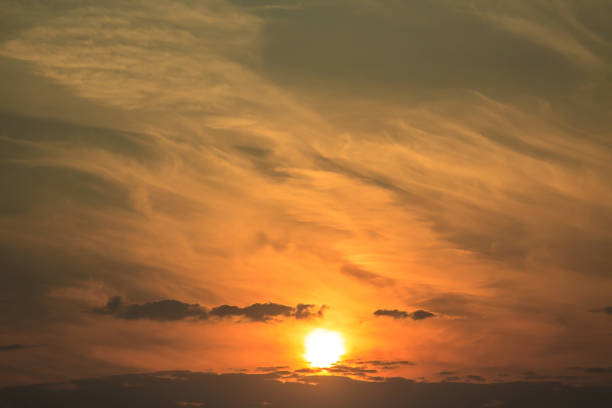 istock Background sun rise and beautiful dramatic sunset 639816966