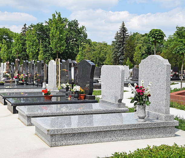 istock Tombstones in the public cemetery 639820462