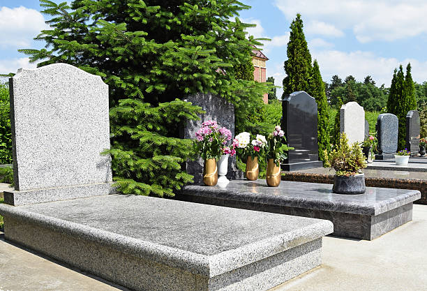 istock Tombstones in the public cemetery 639822514
