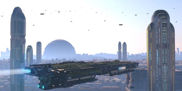 istock ship crossing a futuristic metropolis 639822958