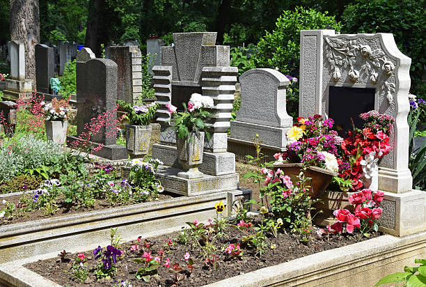 istock Tombstones in the public cemetery 639822988