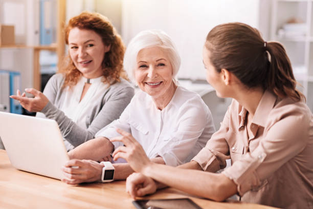 istock Active smart coworkers cooperating in the office 639823778