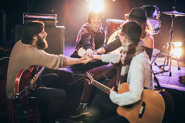 istock Band just made a new song 639824084
