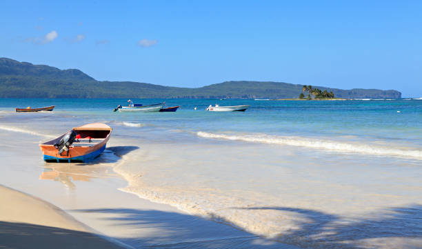 istock Tropical Beach in Las Galeras, Dominican Republic 639829200