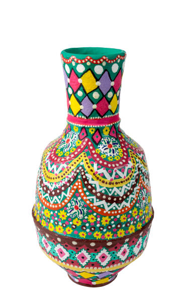 istock Egyptian handmade decorated colorful pottery vase (Kolla) 639833336