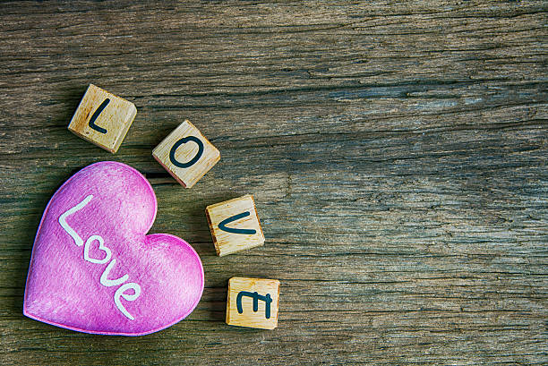 istock Heart with wooden alphabet 639835574