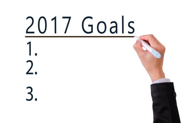 istock Blank list of goals for year 2017 concept 639839268