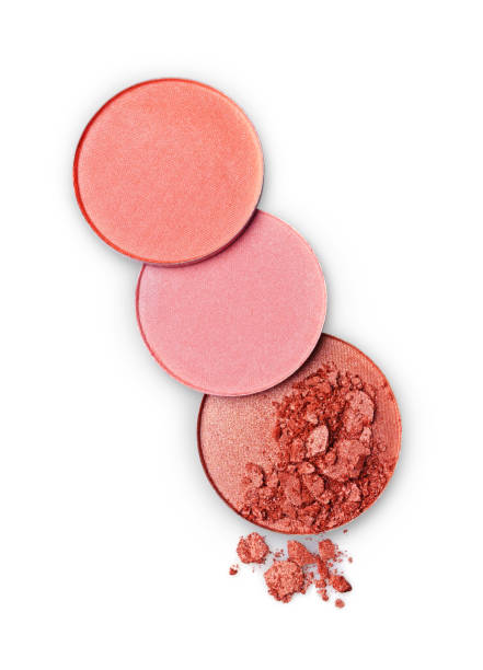 istock Beige blush isolated on white background 639840776