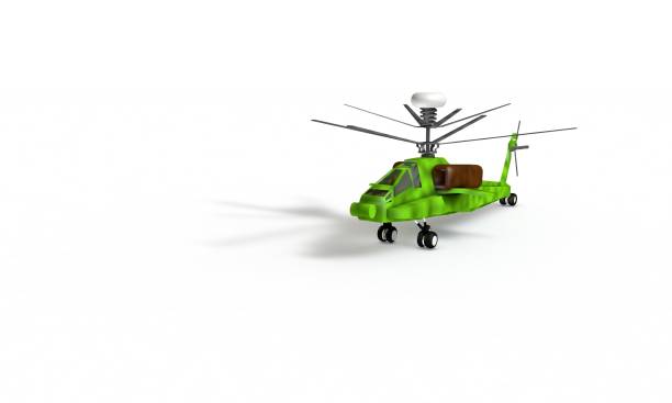 istock Helicopter model for kids with contrast colors 639843830