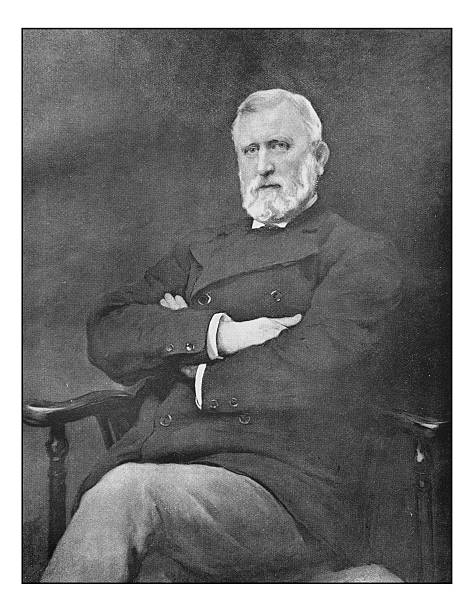istock Antique dotprinted photograph of painting: Man portrait Colonel Barnardiston 639845530