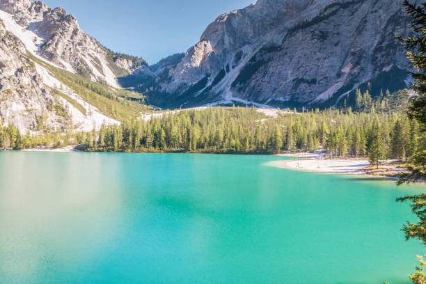 istock Lake Braies in Dolomites Italy 639845988