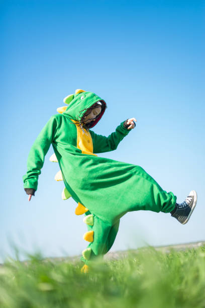 istock Girl dragon kigurumi 639848946