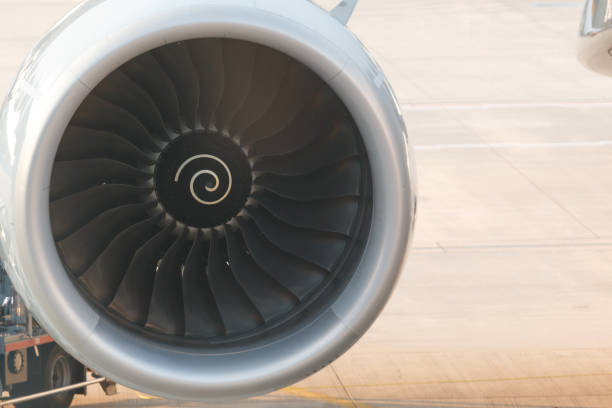 istock Detail of runway and aircraft objects 639852916