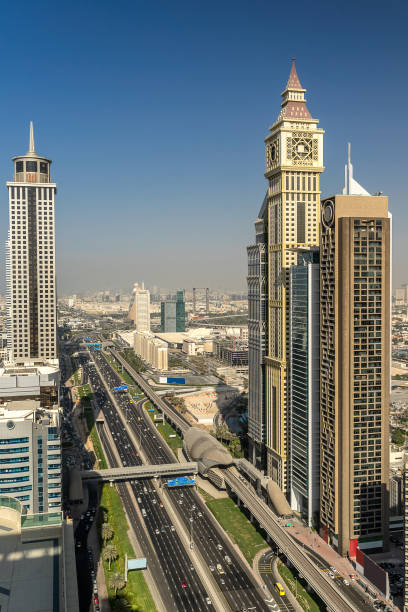istock Sheik Zayed road in Dubai 639858170