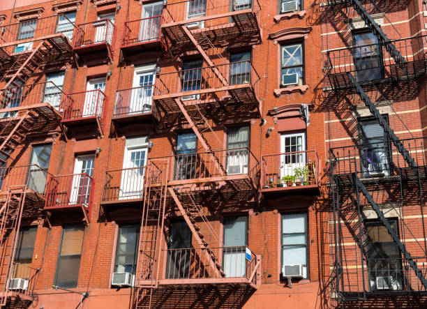 istock Facade of brick building. 639858632