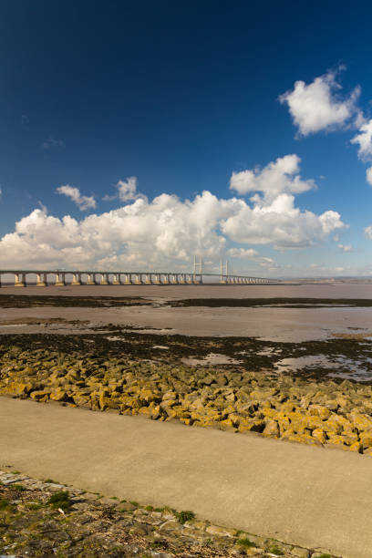 istock Second Severn Crossing, bridge over Bristol Channel between Engl 639862690