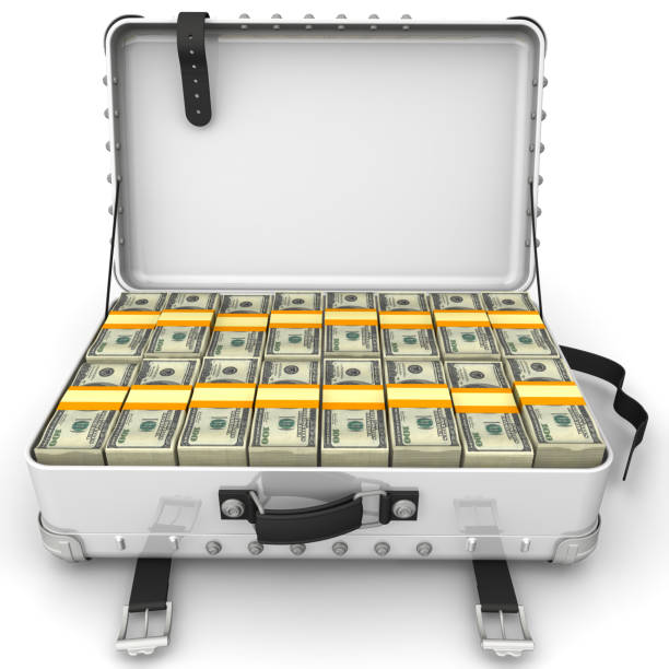 istock Suitcase full of money 639870988