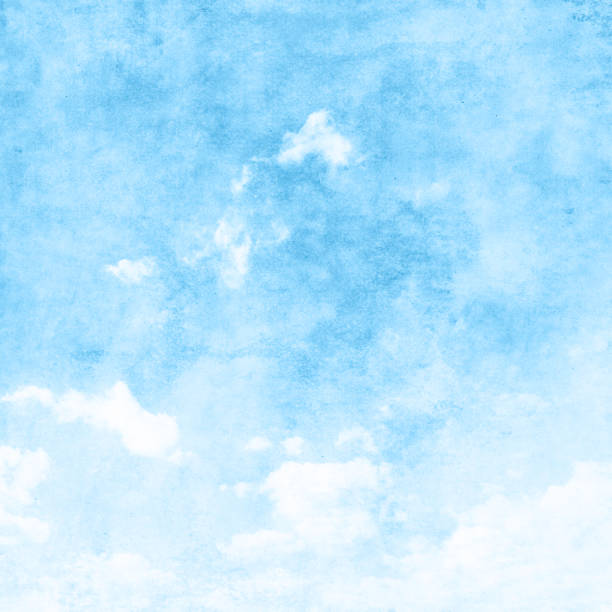 istock Blue sky in grunge style. 639871858