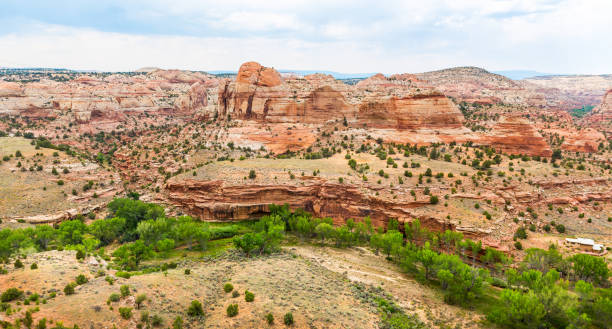 istock Deep canyon, rocks and mountains 639873854