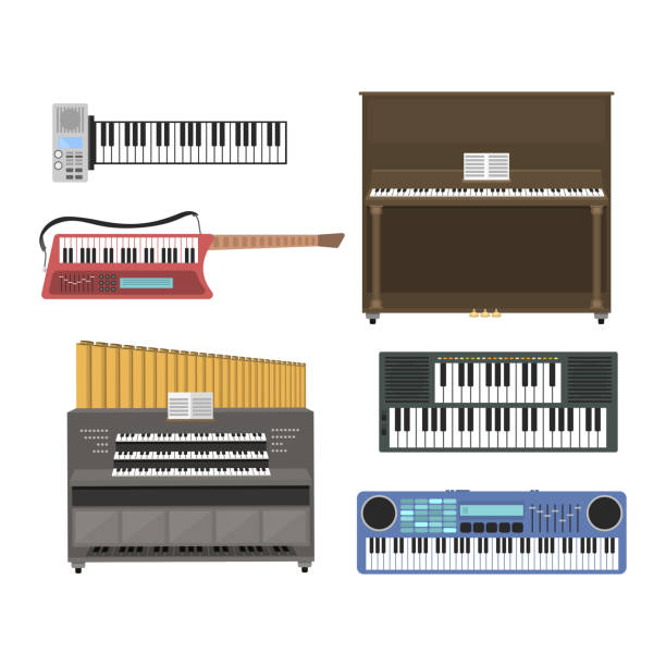 Symbol Instrument Keyboard 100+ Music Note Keyboard Symbol Pictures Stock Illustrations, Royalty ...