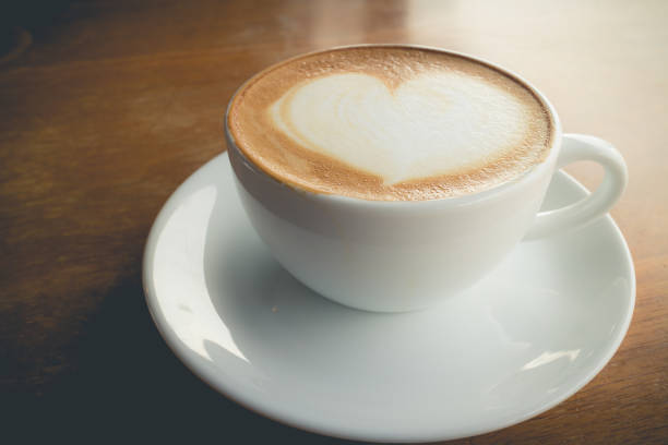 istock hot coffee with foam milk 639878588