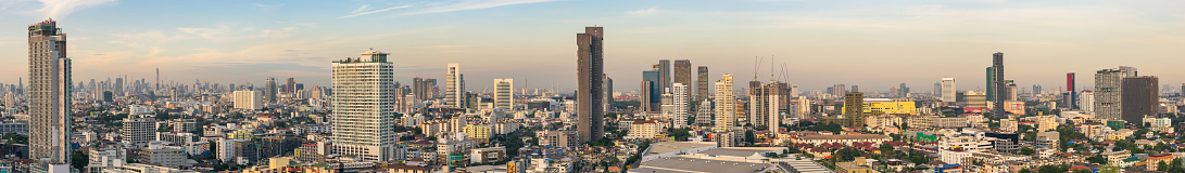 Bangkok Cityscape and skyline in the morning