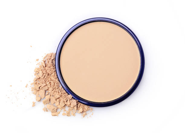 Beige face powder for make up