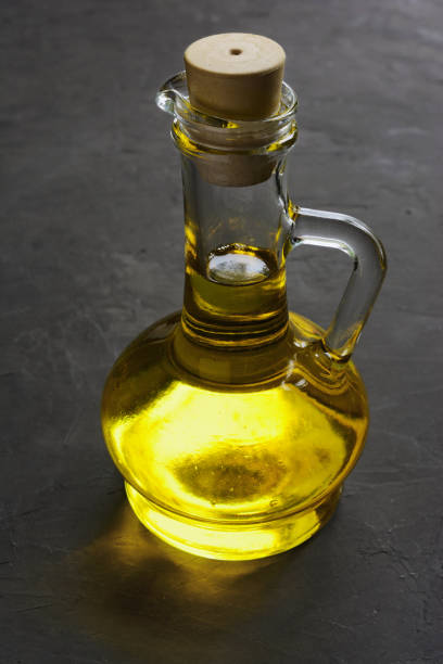istock Olive oil in bottle 639888386