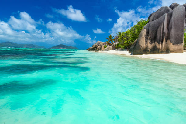 istock Anse Source d'Argent - beach on island in Seychelles 639890354